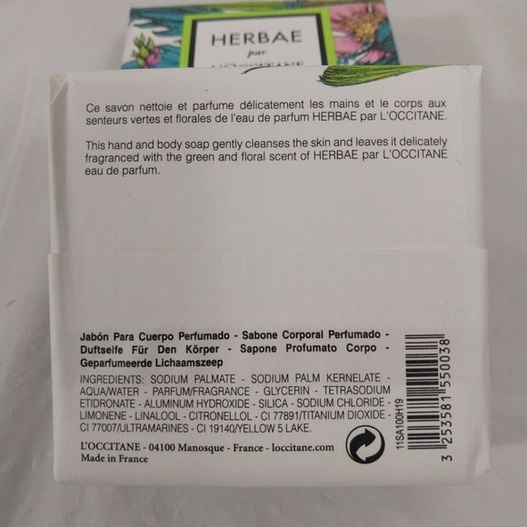 L’Occitane Discontinued Herbae Perfumed Soap 100G X 2 New Sealed - Picture 2 of 4
